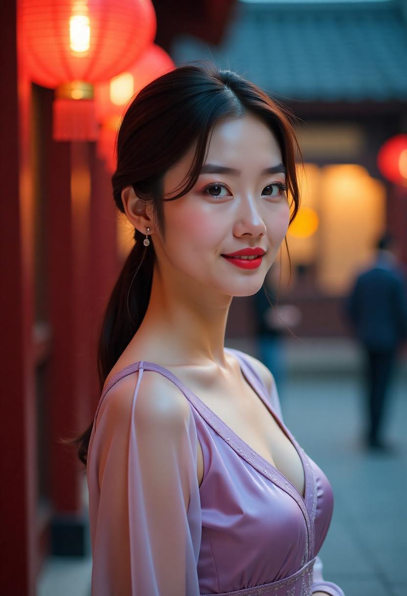 主播进行木吉他弹唱